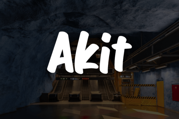 Akit Typeface: A Warm, Elegant Font for Small Business Branding