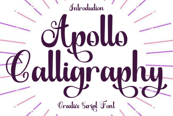 Apollo Calligraphy: A Warm Script Font for Editorial Design