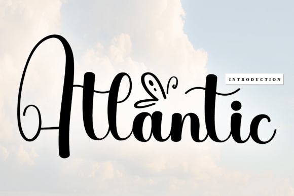 Atlantic: A Sweet Handwritten Font for Editorial Design