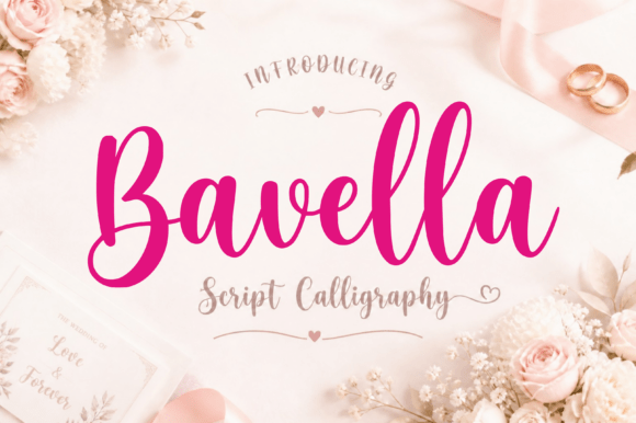 Bavella: A Playful Script Font for Crafters and Makers