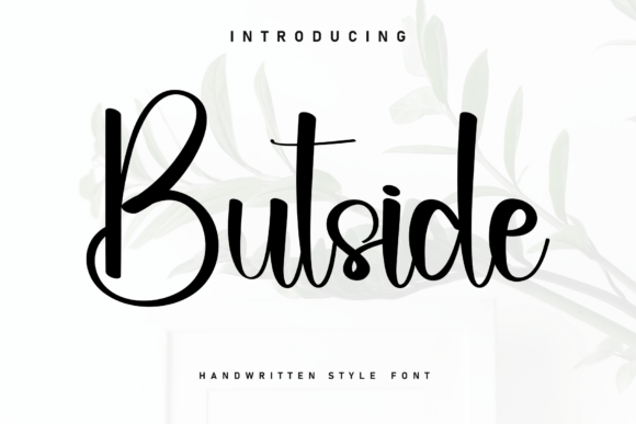Butside: A Sweet Handwritten Font for Cozy Branding Projects
