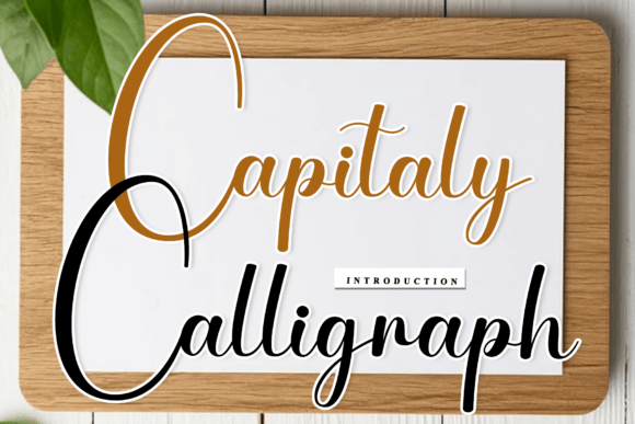 Capitaly Calligraph Font: A Marketer’s Script for Visual Impact