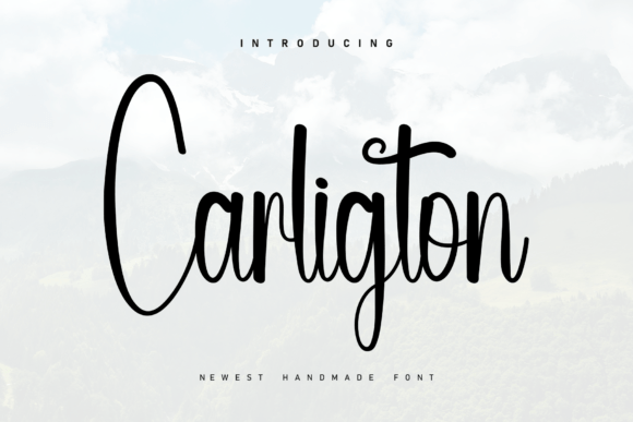 Carligton: The Handwritten Script Font That Captures Attention