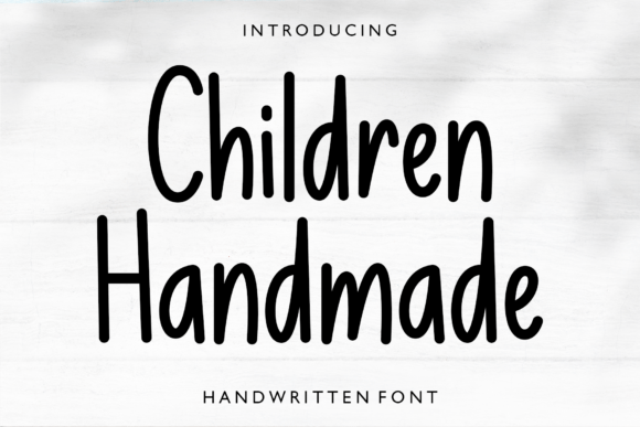 Children Handmade: A Whimsical Font for Web Designers