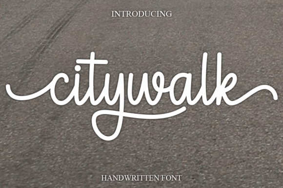 Citywalk: A Handwritten Font That Brings Romance to Editorial Layouts