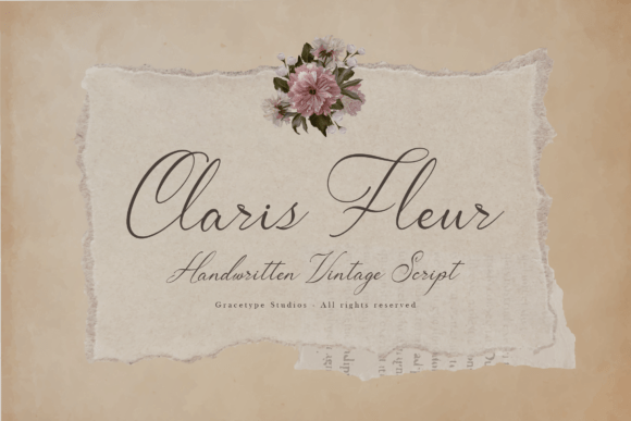 Claris Fleur: The Handwritten Script Font for Timeless Brand Campaigns