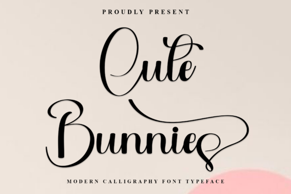 Cute Bunnies: A Warm Script Font for Editorial Projects
