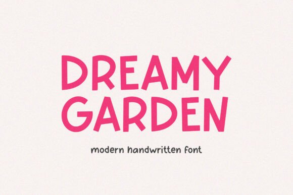 Dreamy Garden Font: Soft Script for Creative Makers