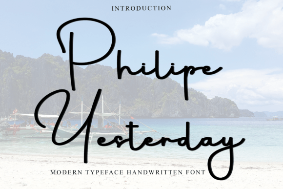 Fhilipe Yesterday: A Festive Script Font for Campaigns