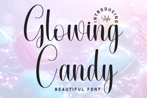 Glowing Candy: A Handwritten Font of Joyful Elegance