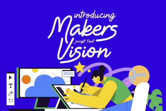 Makers Vision: A Handcrafted Script Font for Modern Web Design