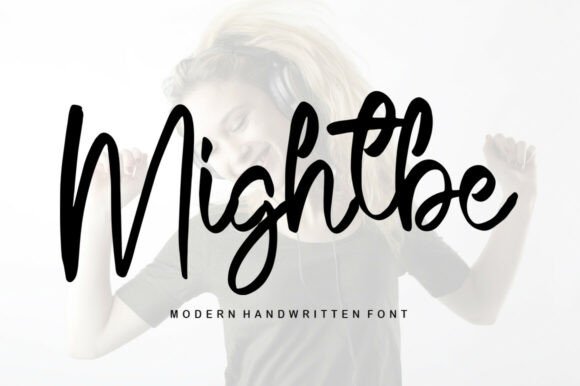Mightbe: The Flowing Handwritten Font for Your Craft Projects