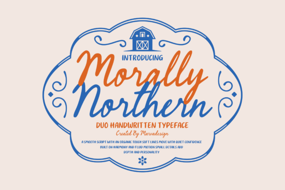 Morally Northern Duo Typeface for Warm Campaign Visuals