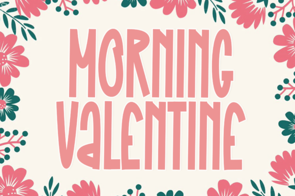Morning Valentine Typeface: Crisp Visuals for Campaigns