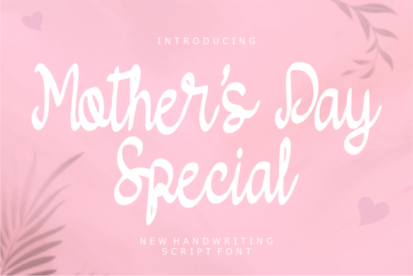 Mother’s Day Special Font: Warm Editorial Typography