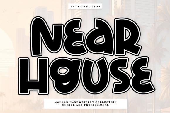 Near House: A Sweet Handwritten Font for Makers