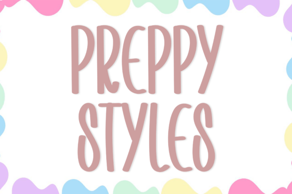 Preppy Styles: A Refined Script Font for Editorial Design