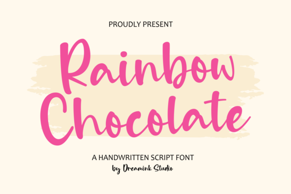 Rainbow Chocolate: A Script Font That Builds Brand Warmth