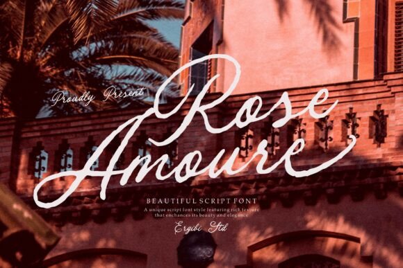 Rose Amoure Script Font: Romantic Typography for Editors