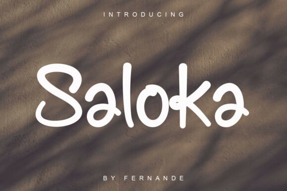 Saloka: A Hand-Drawn Typeface for Scroll-Stopping Marketing Design
