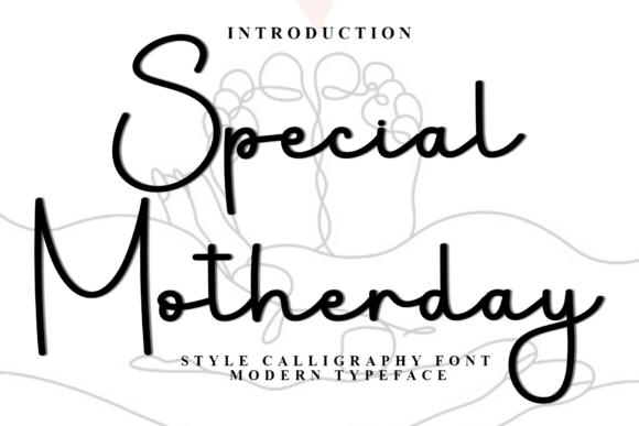 Special Motherday: A Whimsical Script Font for Editorial Design