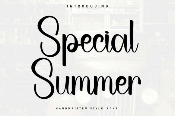Special Summer: A Handwritten Font for Crafters and Makers