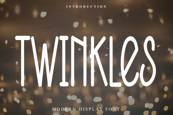Twinkles: A Script Font for Autumn-Inspired Marketing Visuals