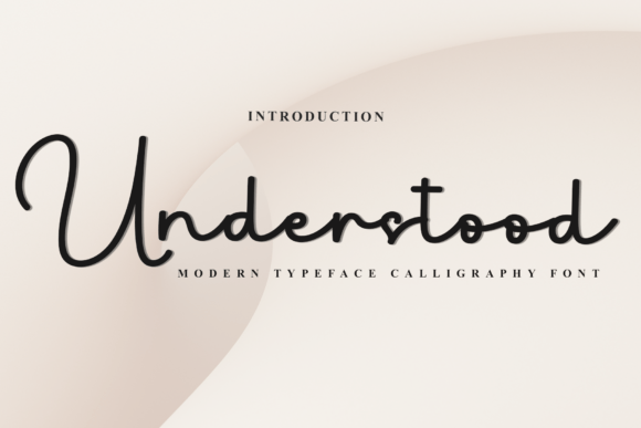 Understood: A Soft Script Font for Editorial Design